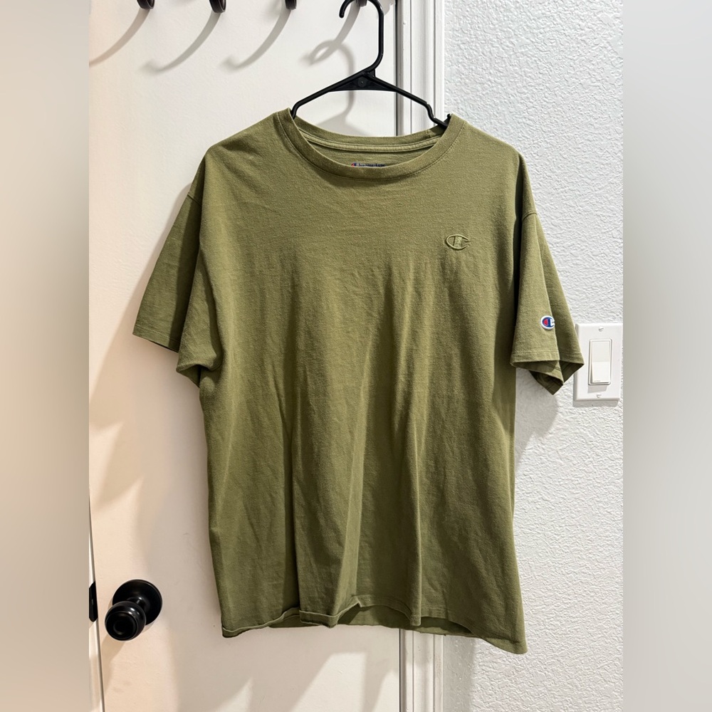 Champion Men's Short Sleeve T-Shirt in Olive